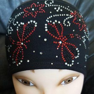 Rhinestone Headbands/Red&Bl Dragonfly's